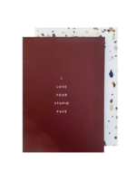 The Social Type Valentine's Day Card - Stupid Face