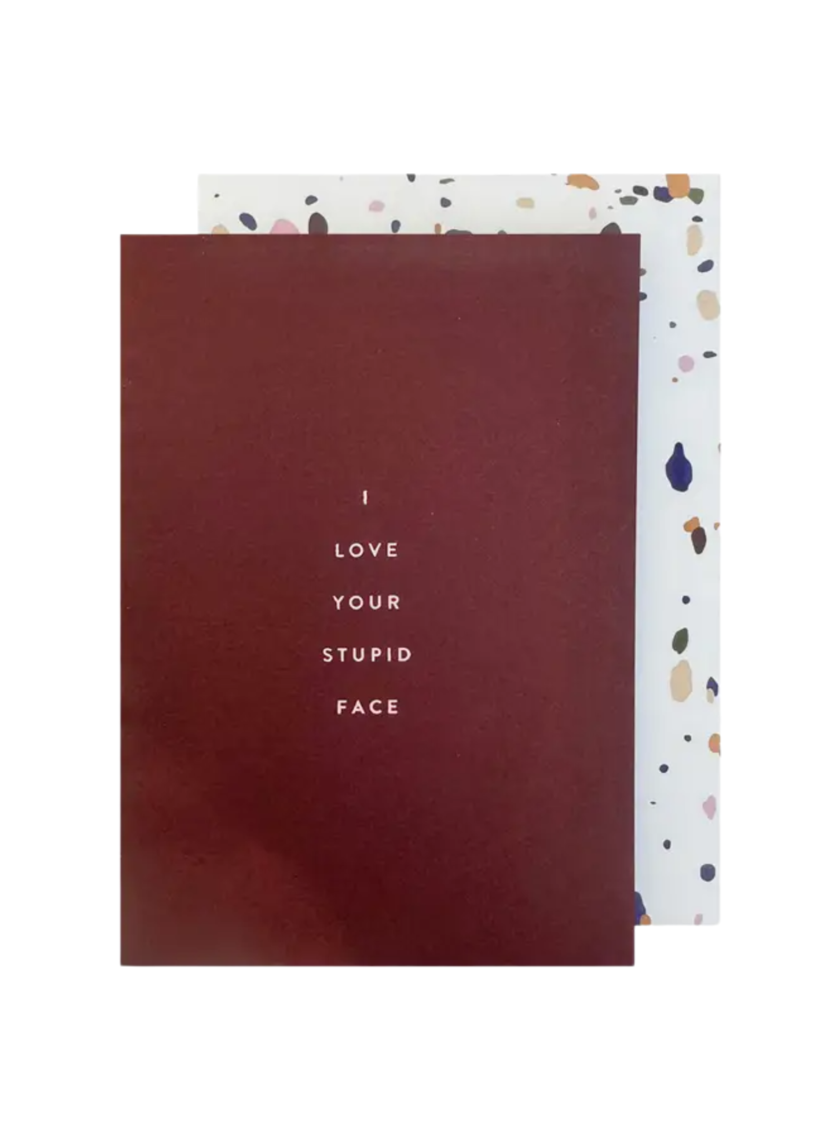The Social Type Valentine's Day Card - Stupid Face