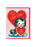 Smitten Kitten Valentine's Day Card - Main Bitch