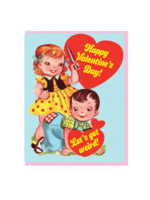 Smitten Kitten Valentine's Day Card - Let's Get Weird