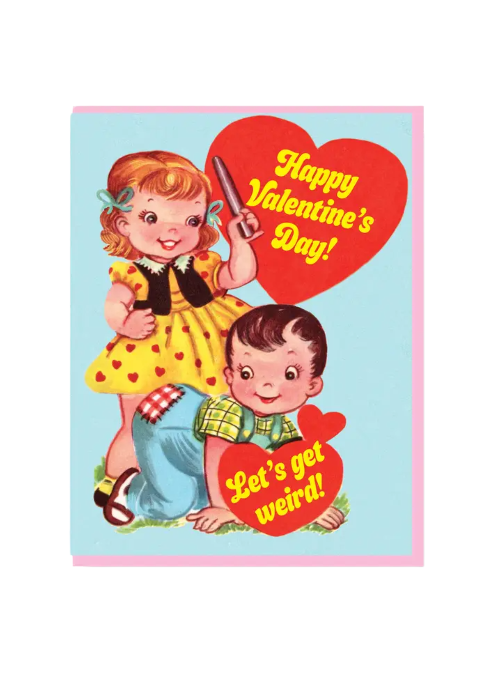 Smitten Kitten Valentine's Day Card - Let's Get Weird