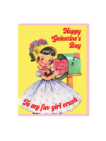 Smitten Kitten Valentine's Day Card - Girl Crush