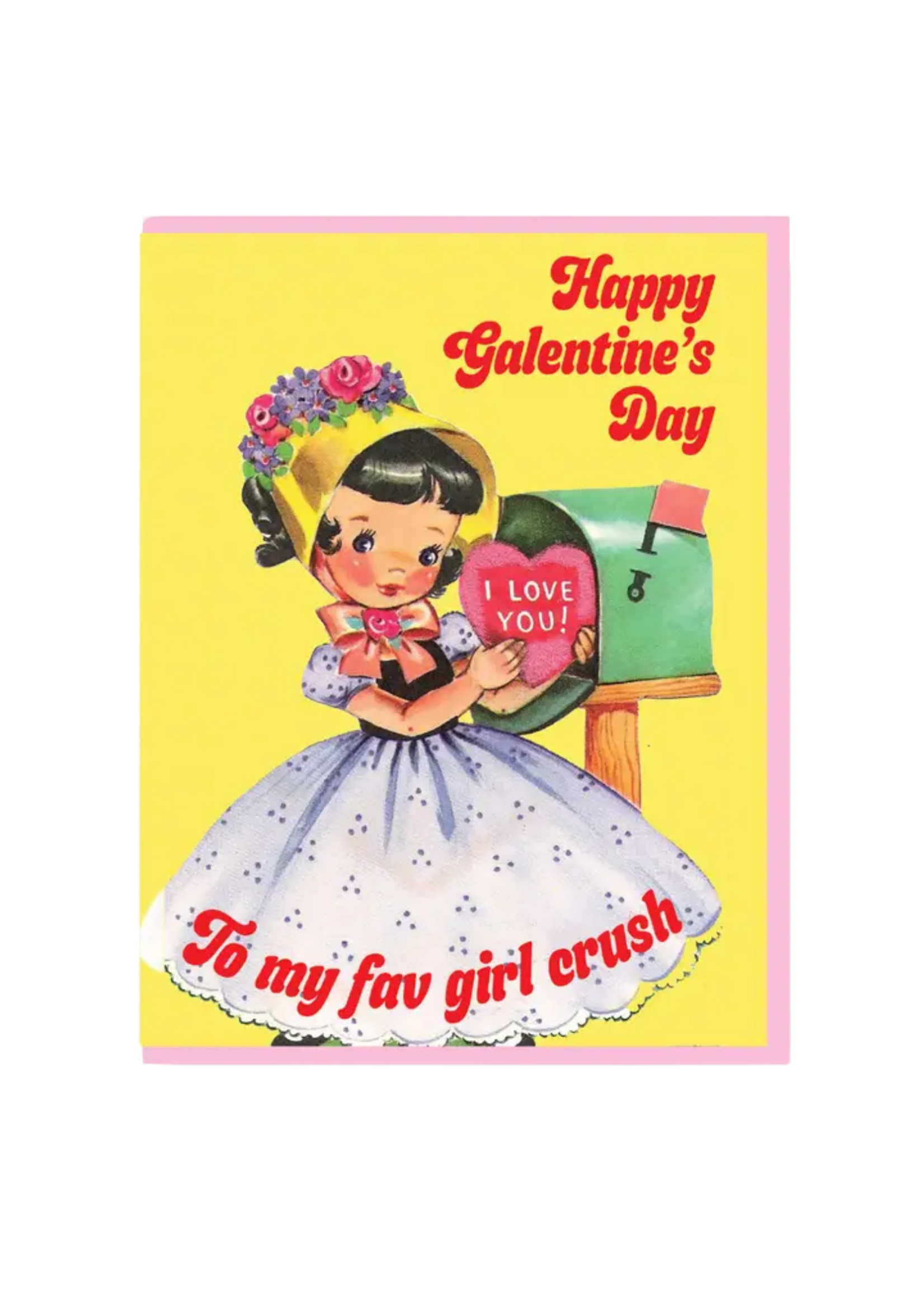 Smitten Kitten Valentine's Day Card - Girl Crush