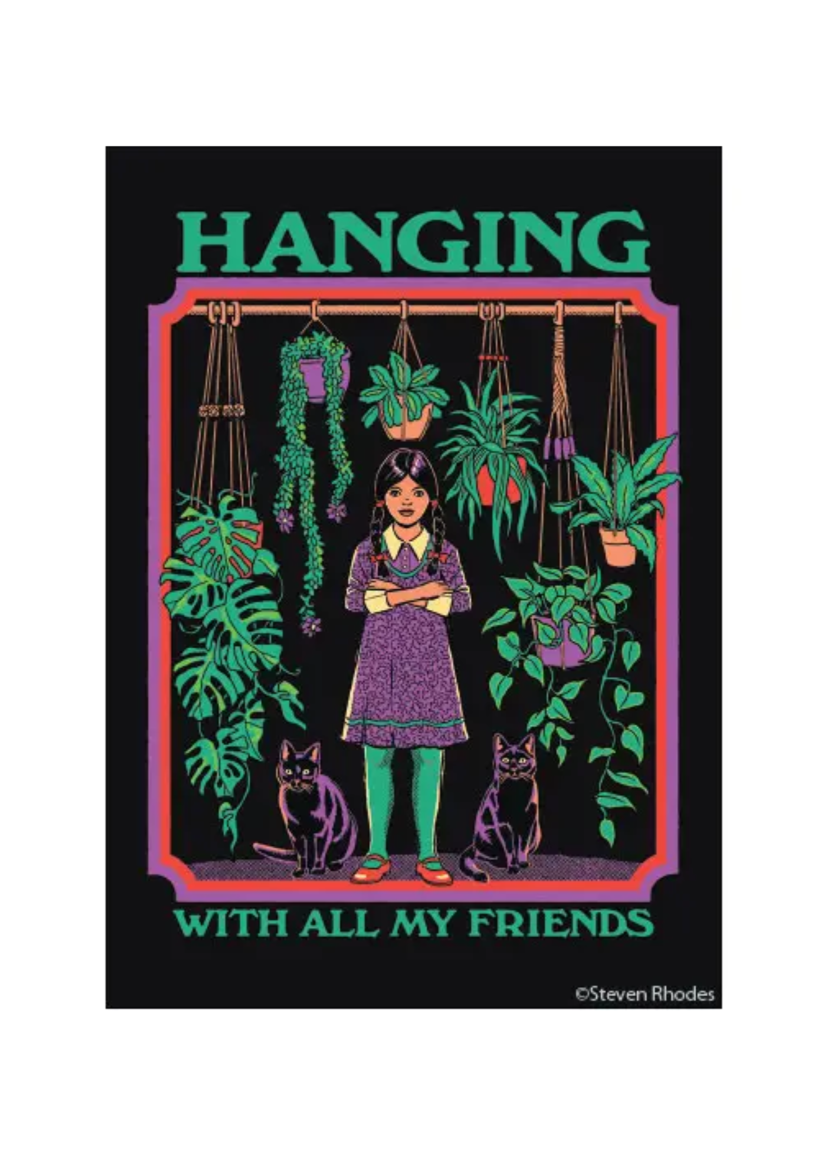 Ephemera Hanging With All My Friends Magnet