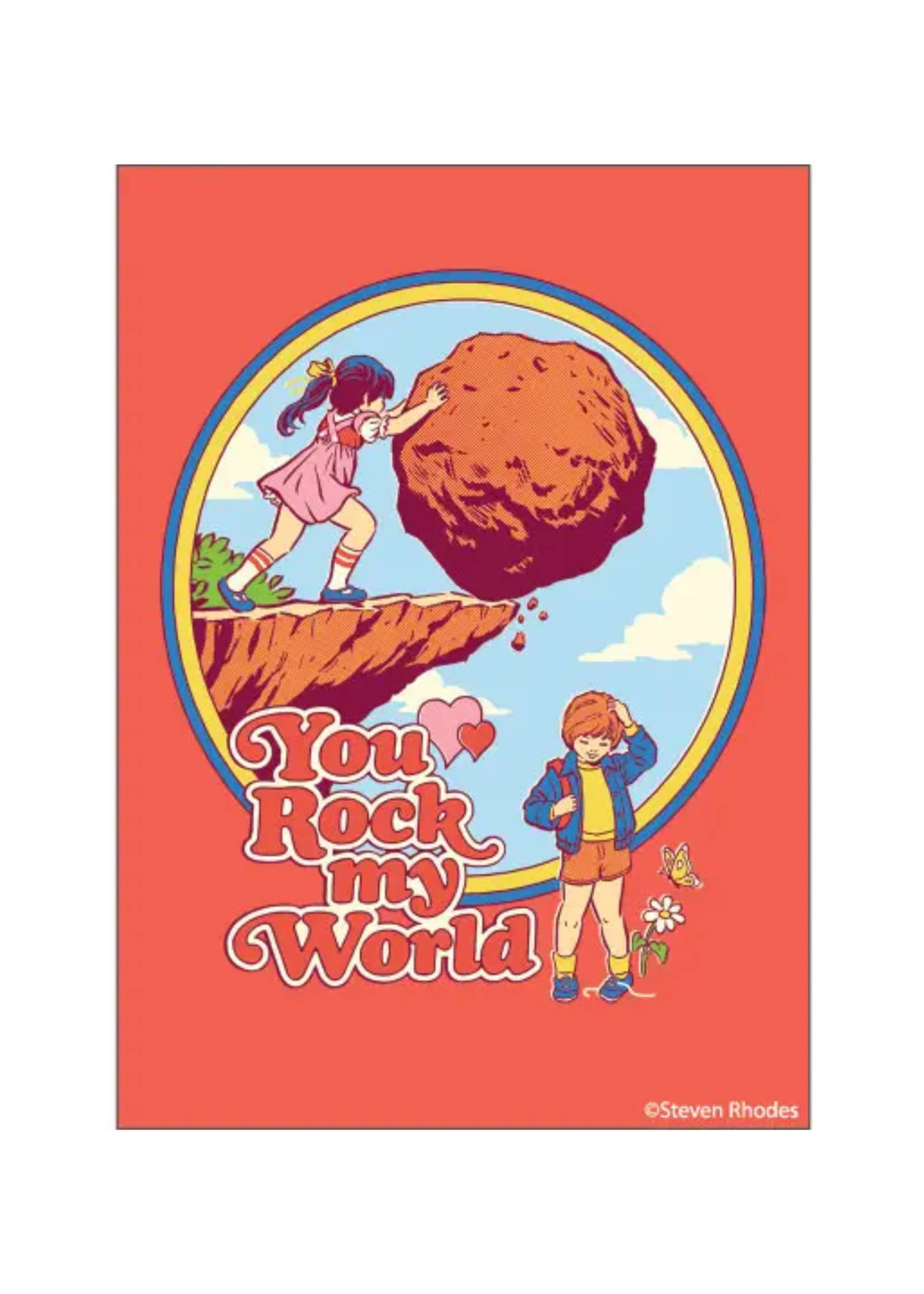 Ephemera You Rock My World Magnet