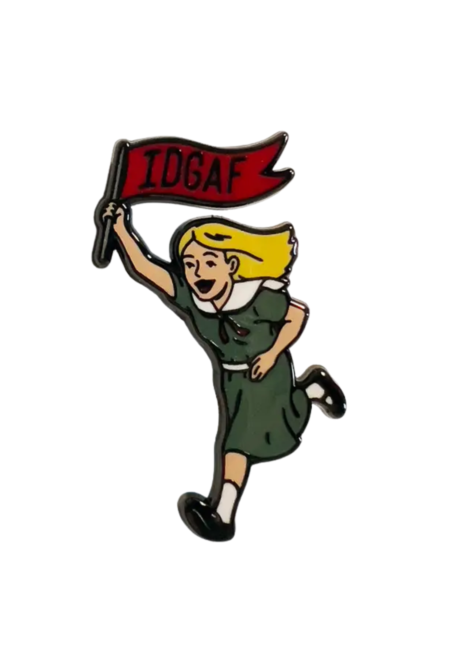 Strike Gently Co IDGAF Enamel Pin