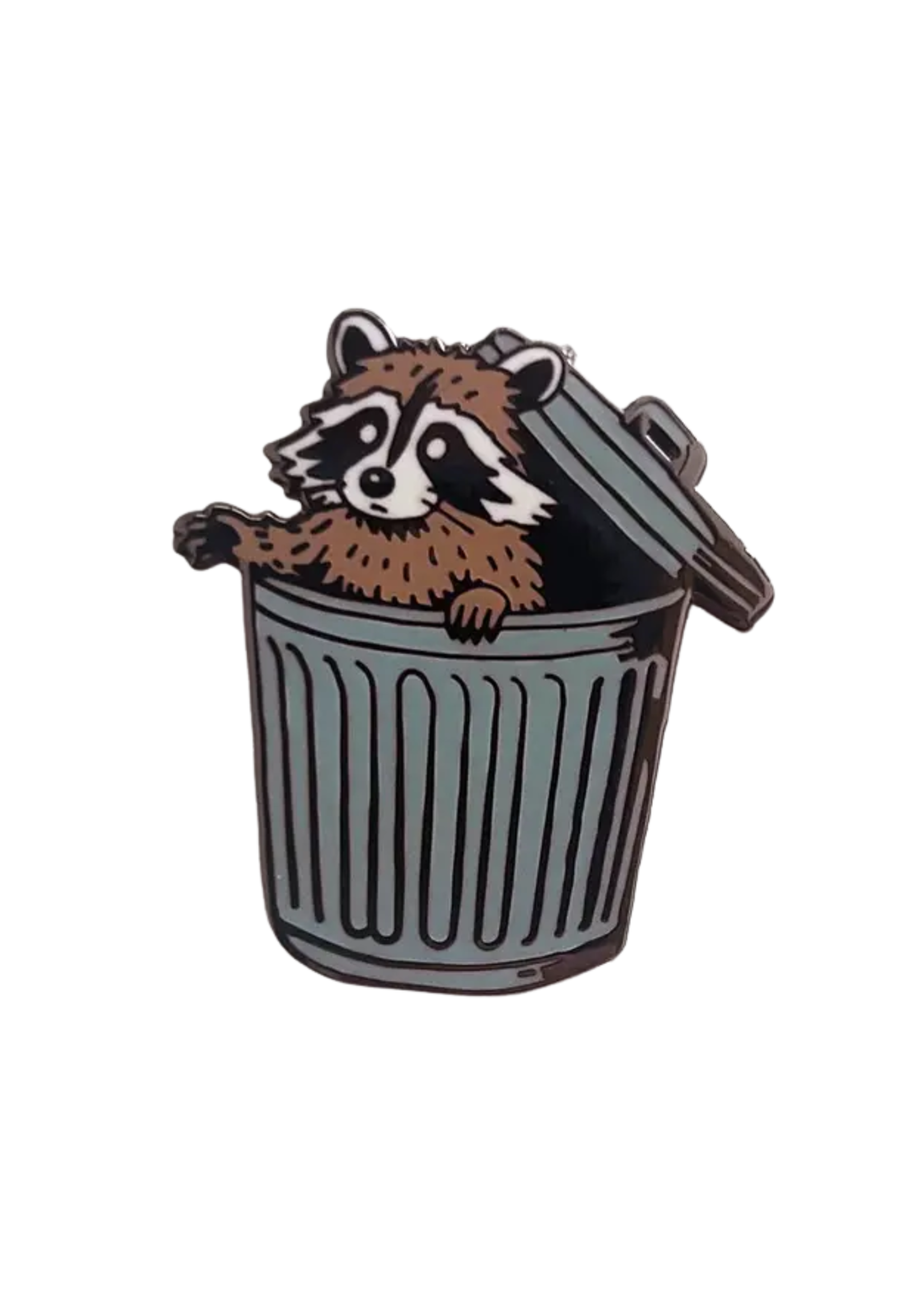 Strike Gently Co Garbage Raccoon Enamel Pin
