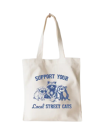 EnchantingSunshine Support Your Local Street Cats Tote Bag