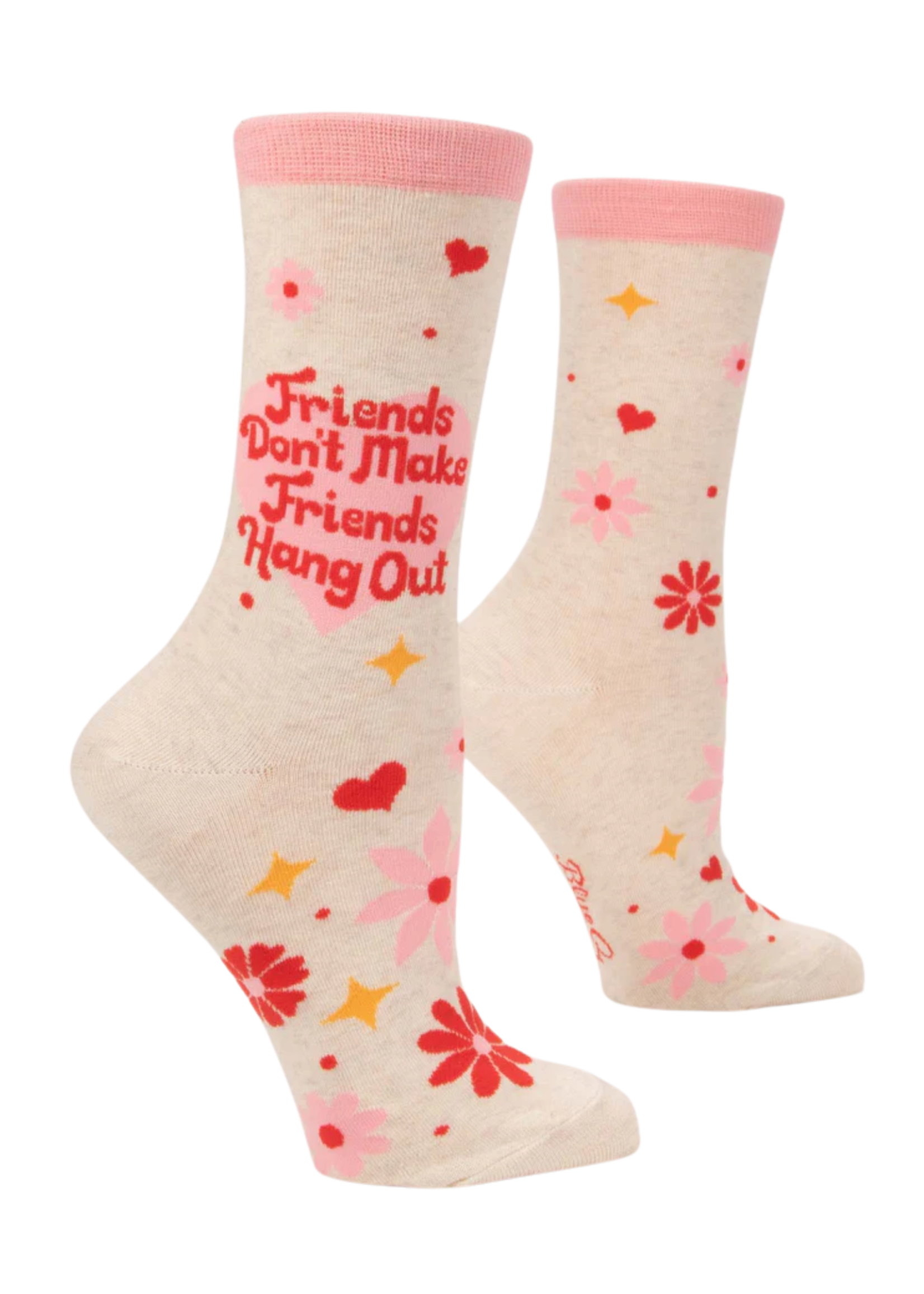 Blue Q Friends Don't Make Friends Hang Out Women's Socks