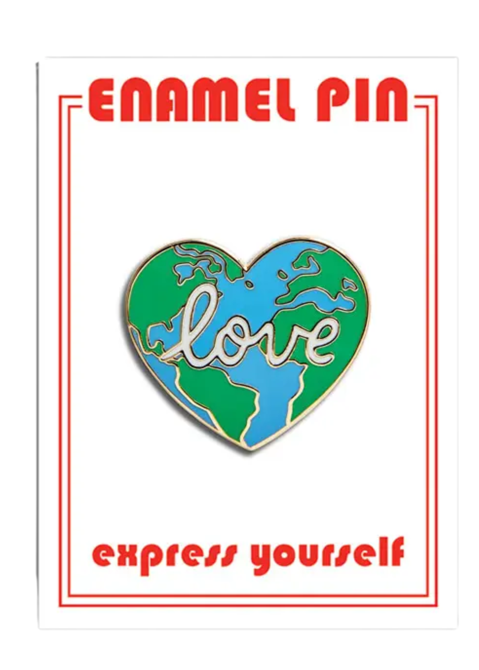The Found Love Earth Enamel Pin