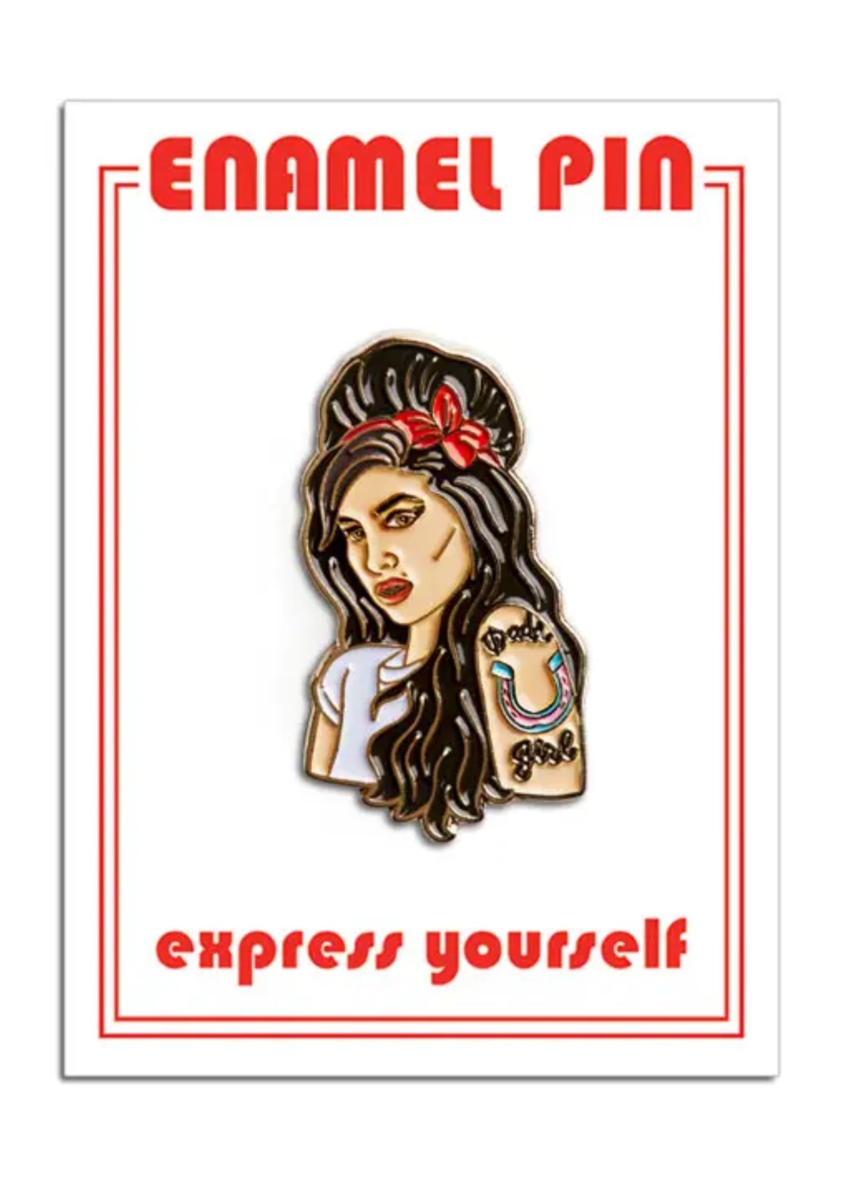 The Found Amy Winehouse Enamel Pin