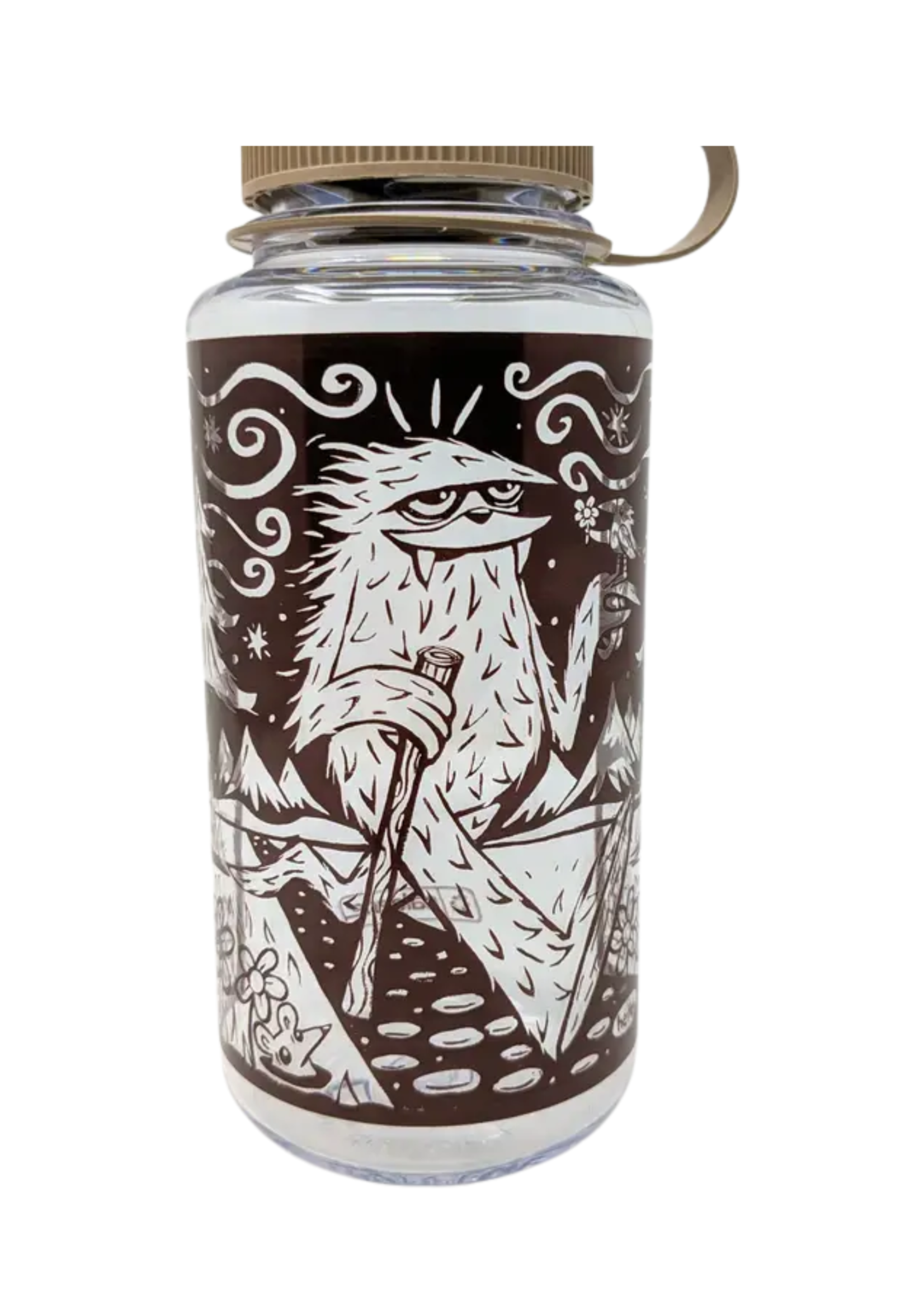 It's A Henry Sasquatch Hiking with Bird Nalgene Water Bottle