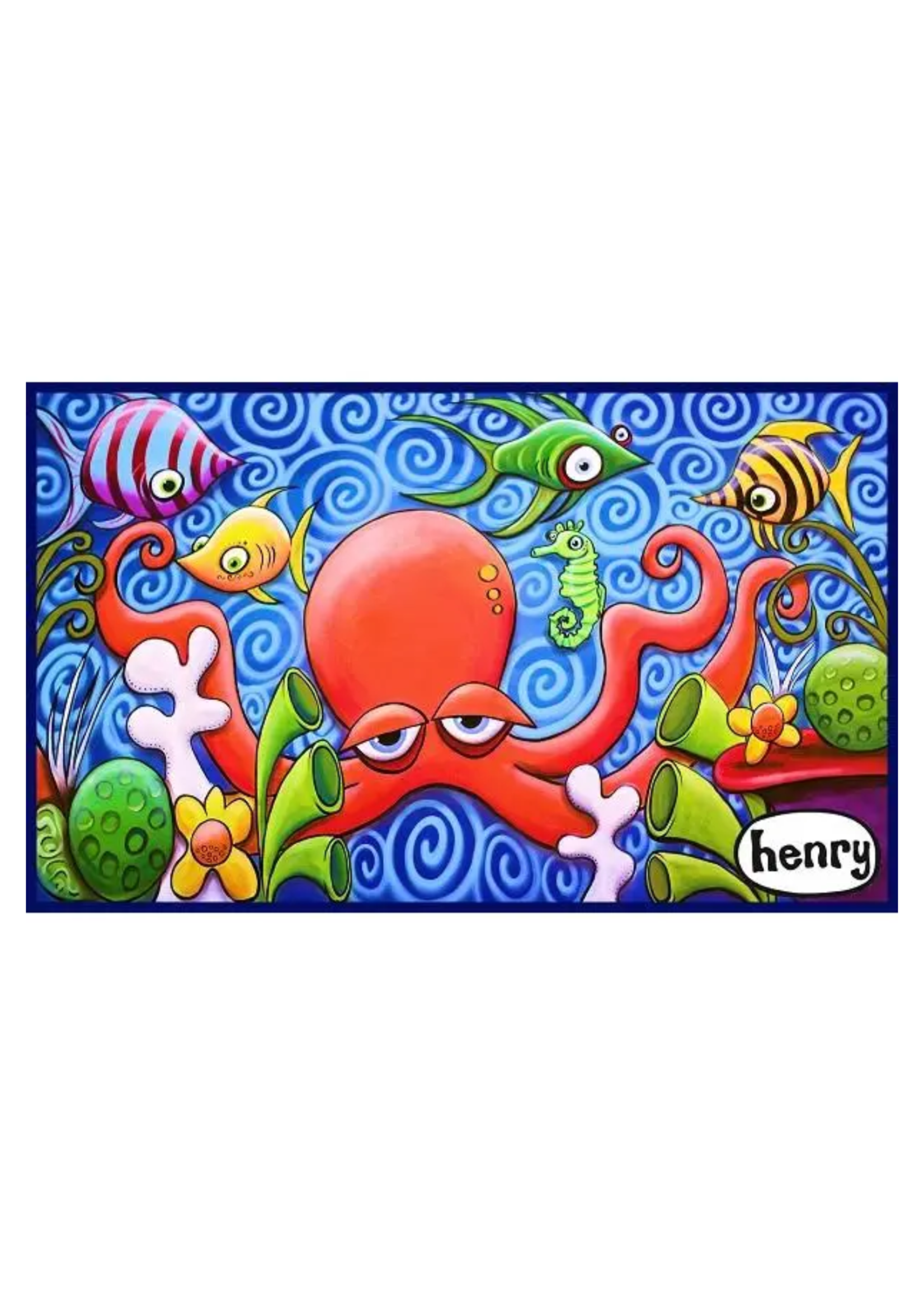 It's A Henry Quadrapus and Friends Magnet