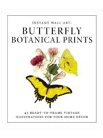 Simon & Schuster / Andrews McMeel Butterfly Botanical Instant Wall Art Book