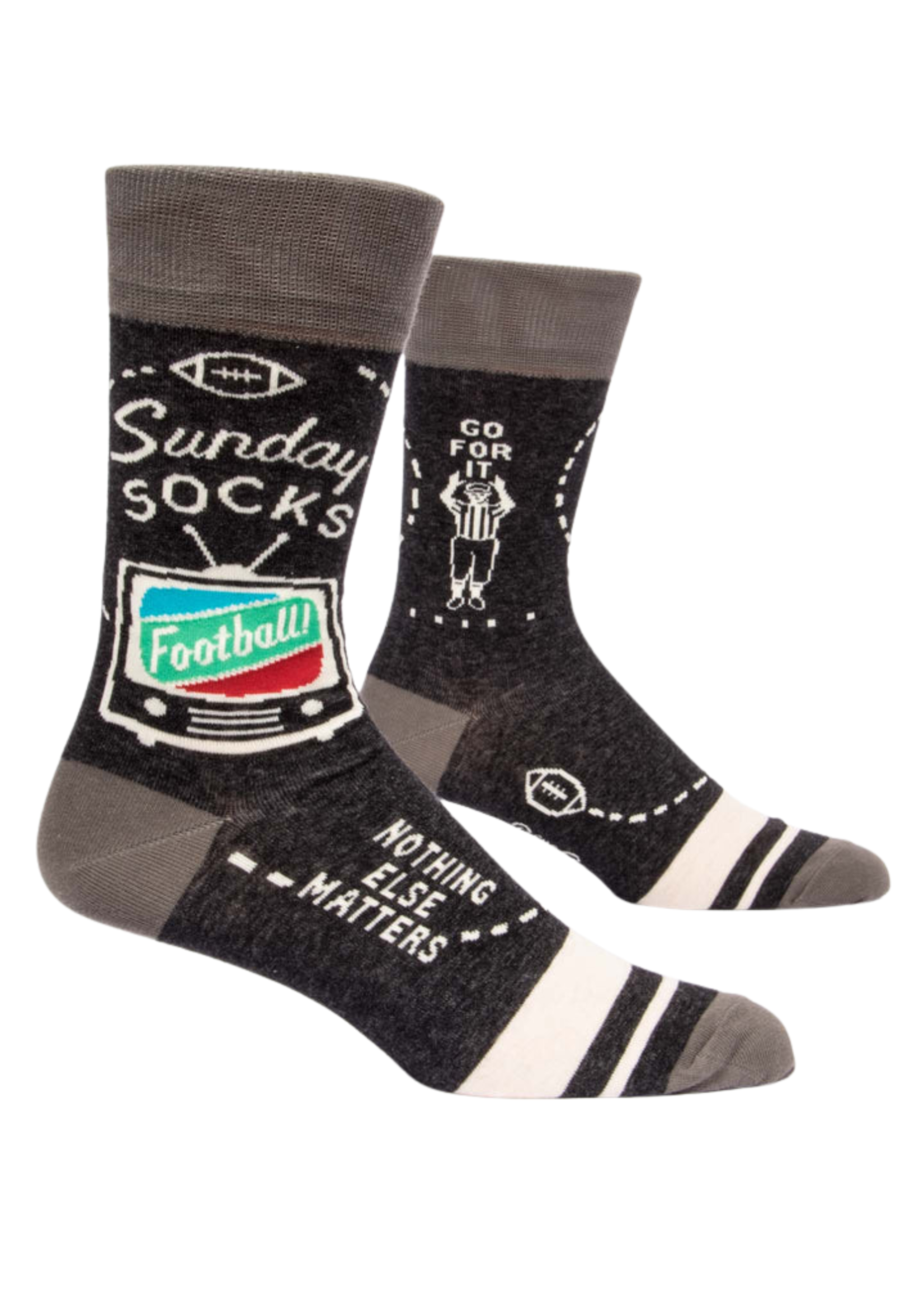 Blue Q Football Sunday Socks Men's Socks