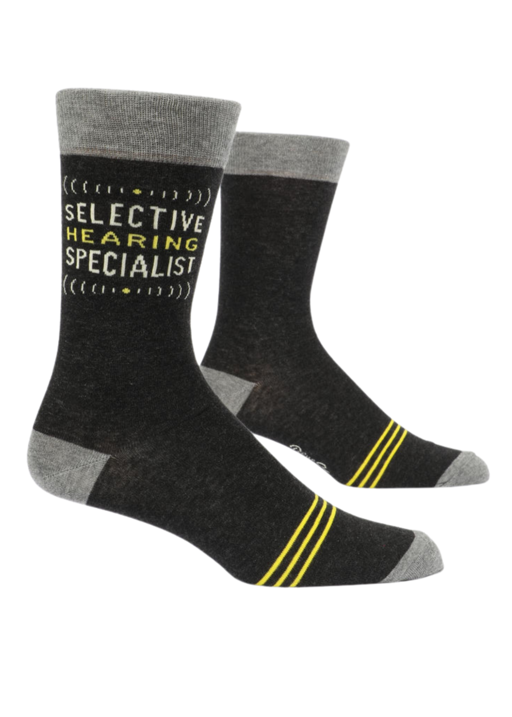 Blue Q Selective Hearing Specialist Men's Socks
