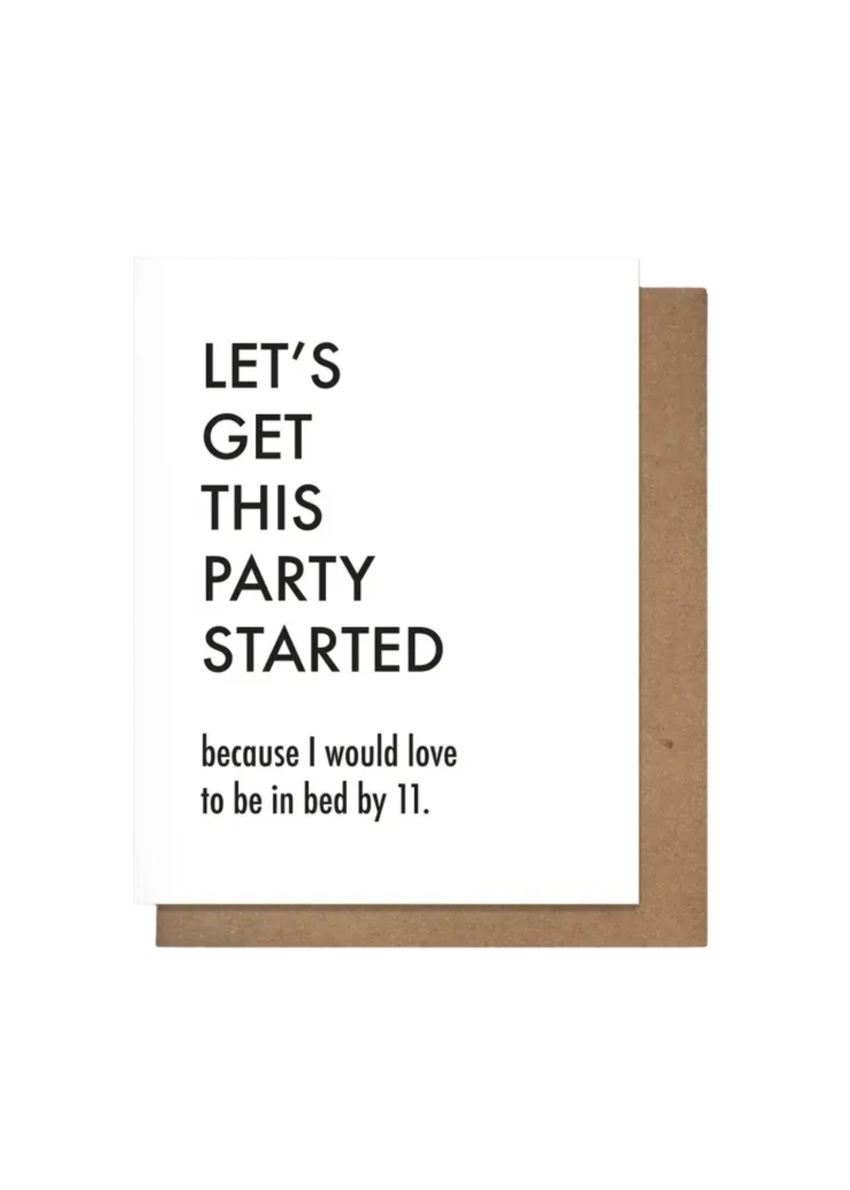 Pretty Alright Goods Birthday Card - Party Started