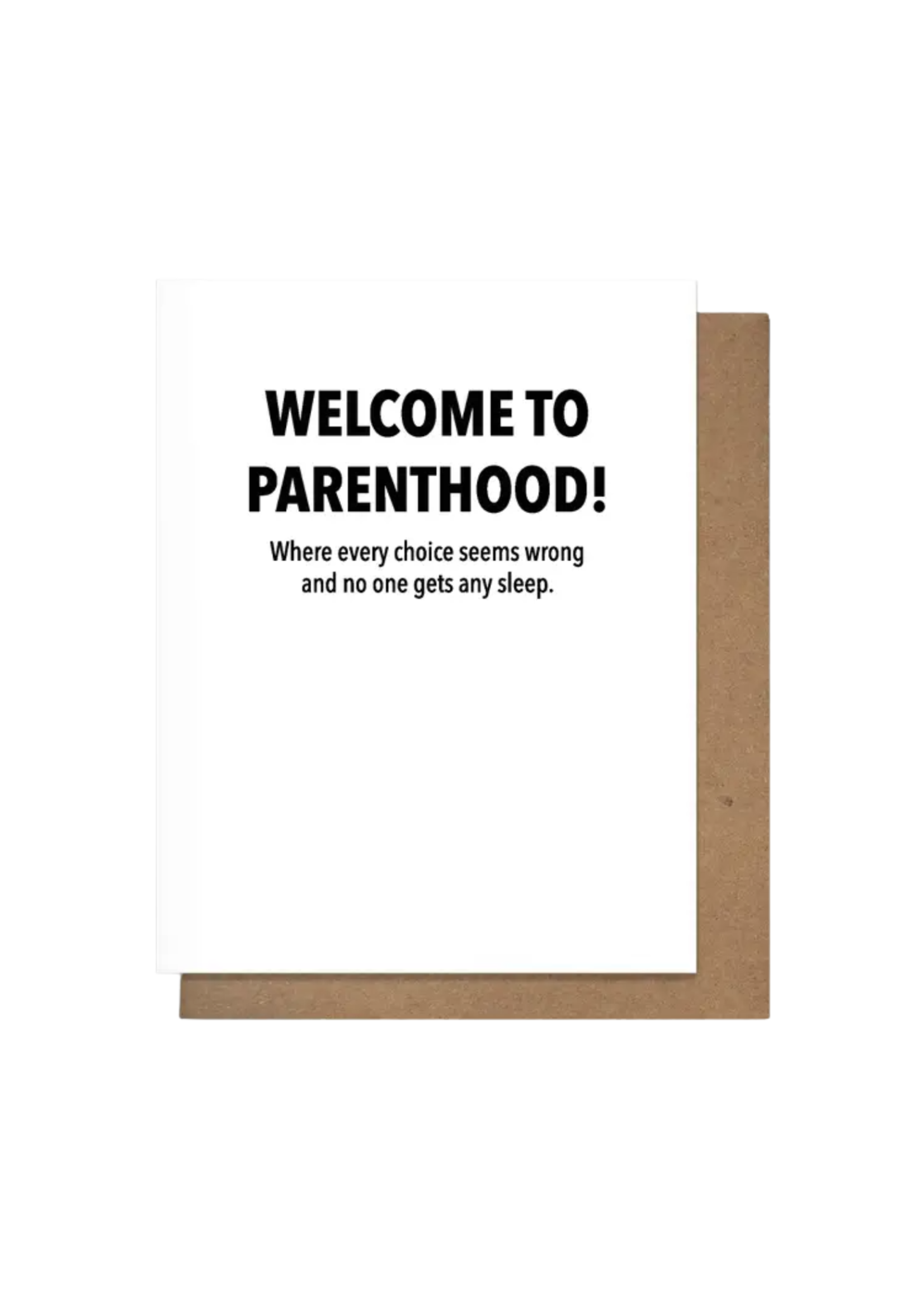 Pretty Alright Goods New Baby Card - Parenthood