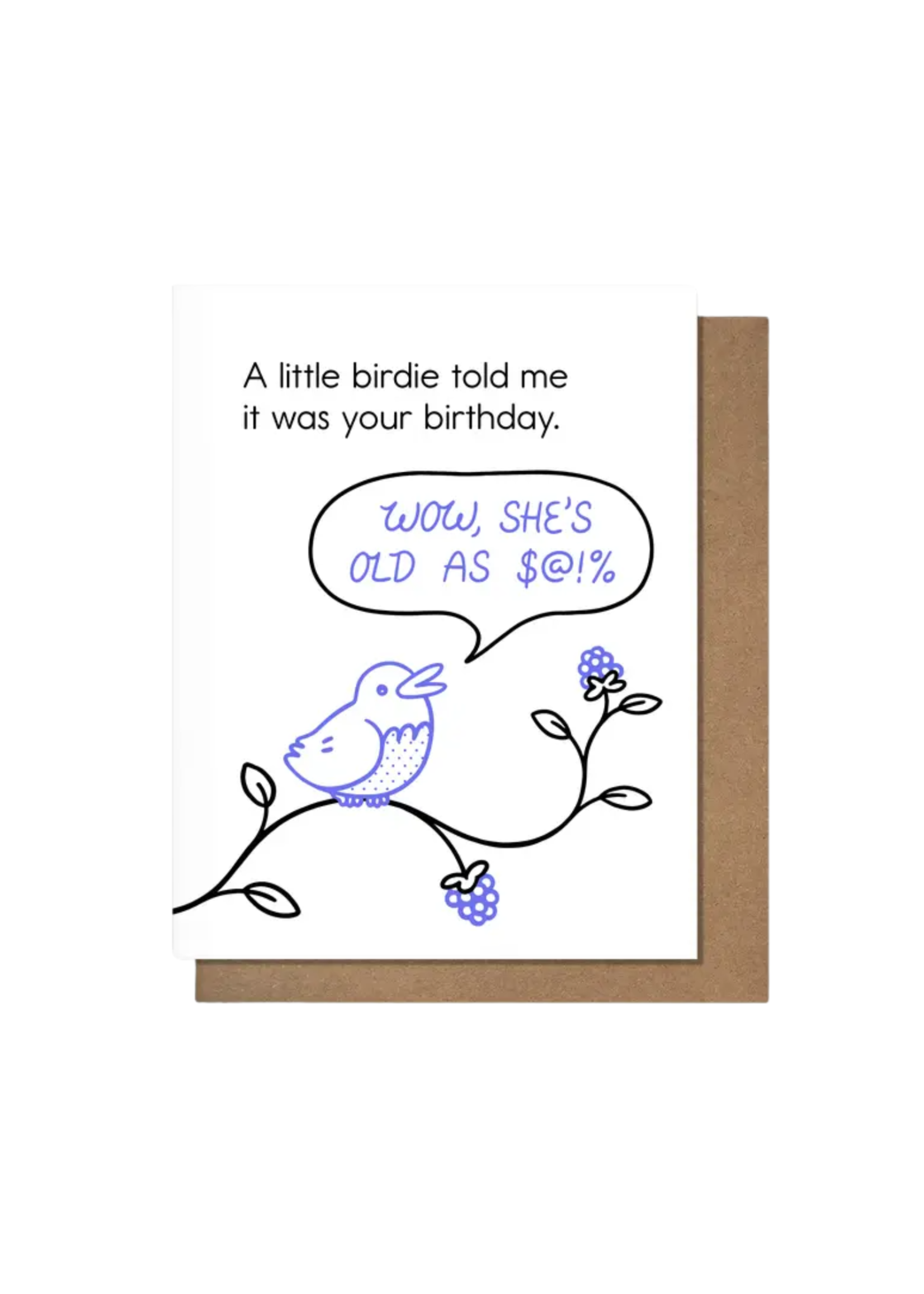 Pretty Alright Goods Birthday Card - Little Birdie