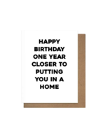 Pretty Alright Goods Birthday Card - In A Home