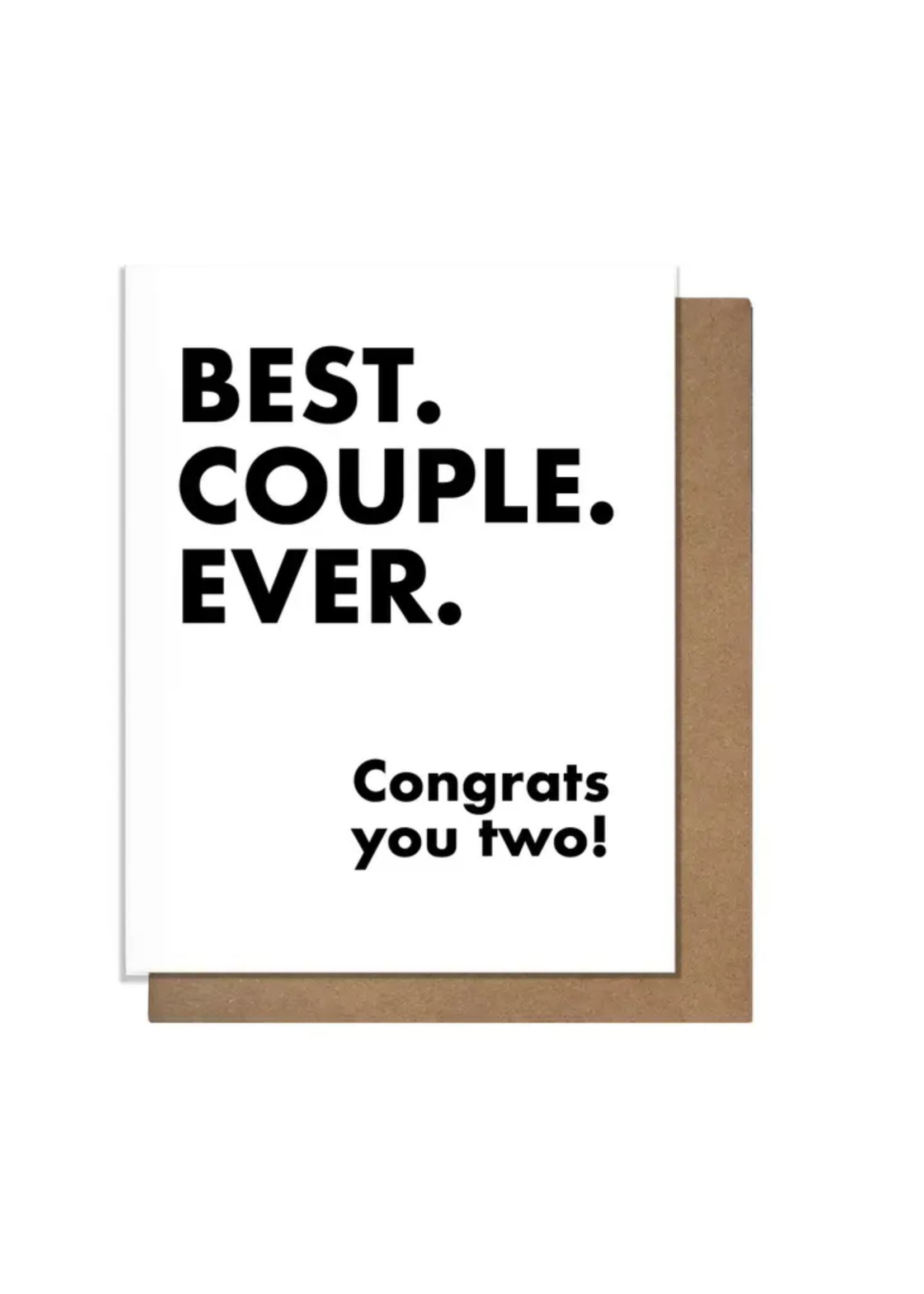 Pretty Alright Goods Wedding Card - Best Couple Ever