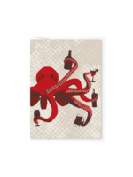 Modern Printed Matter Mini Enclosure Card -  Octopus Drinks