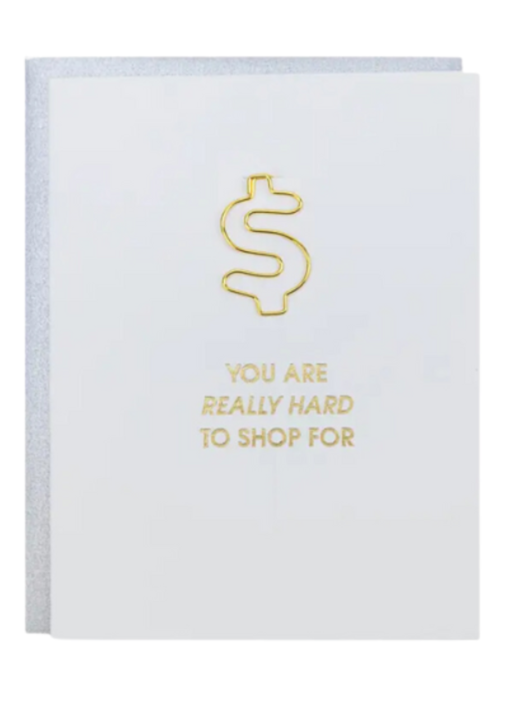 Chez Gagné Birthday Card - Hard to Shop For Paper Clip