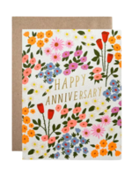 Hartland Cards Anniversary Card - Summer Garden