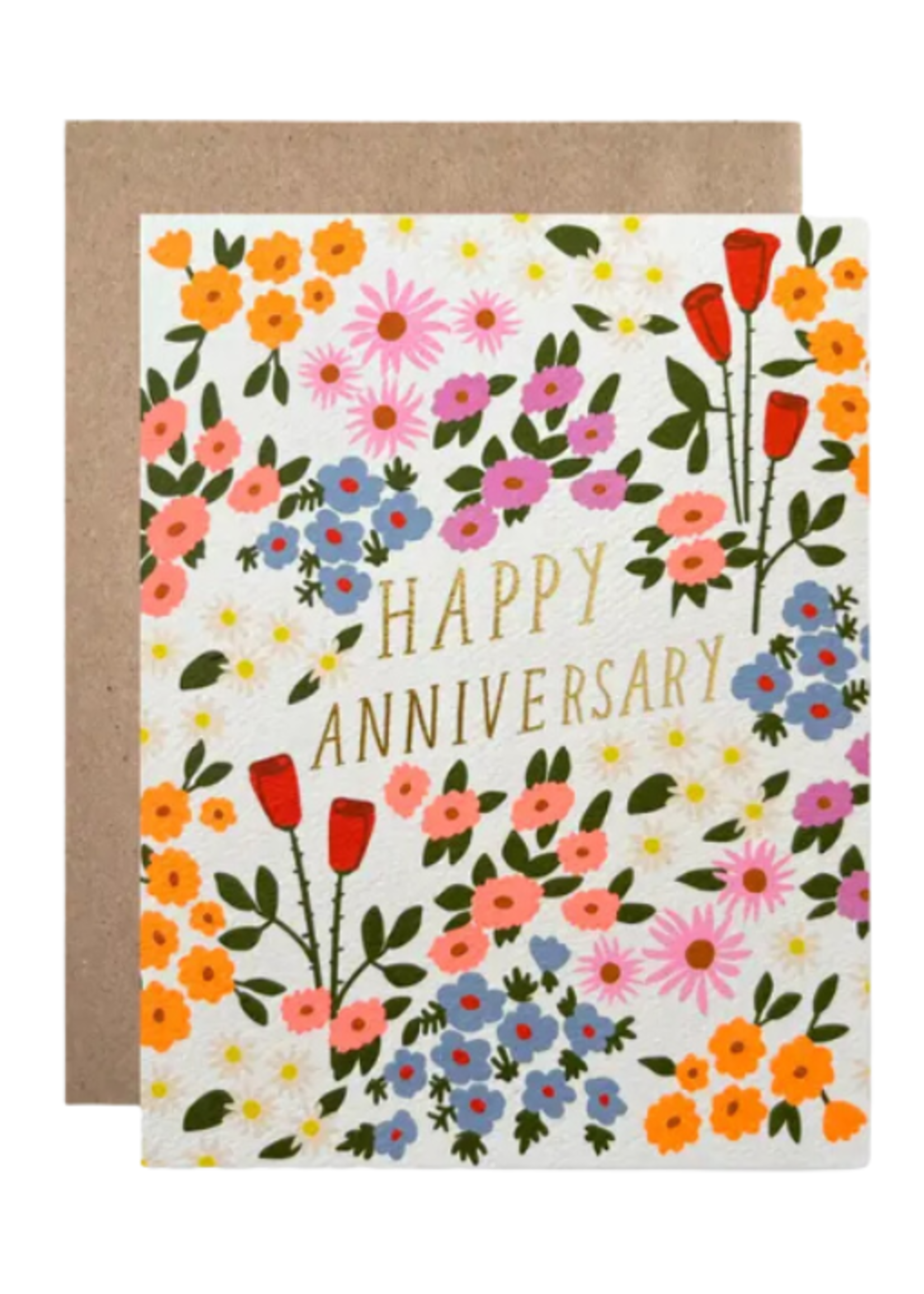 Hartland Cards Anniversary Card - Summer Garden