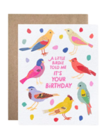 Hartland Cards Birthday Card - Birthday Birdies