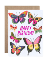 Hartland Cards Birthday Card - Birthday Butterflies