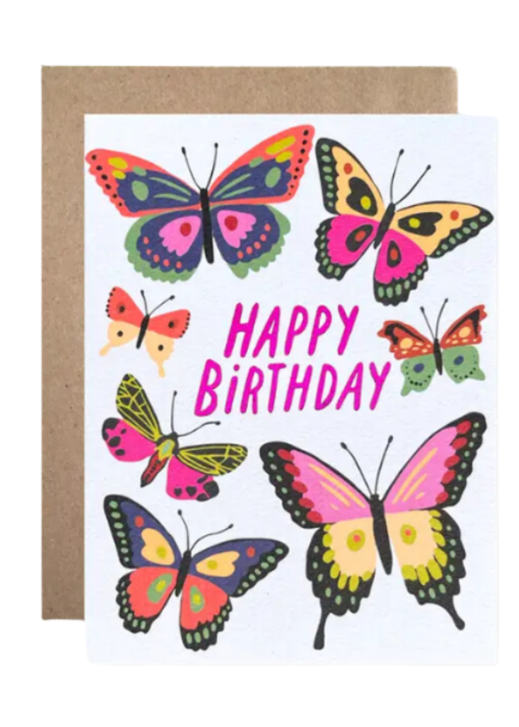 Hartland Cards Birthday Card - Birthday Butterflies