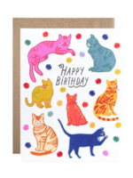 Hartland Cards Birthday Card - Birthday Cats