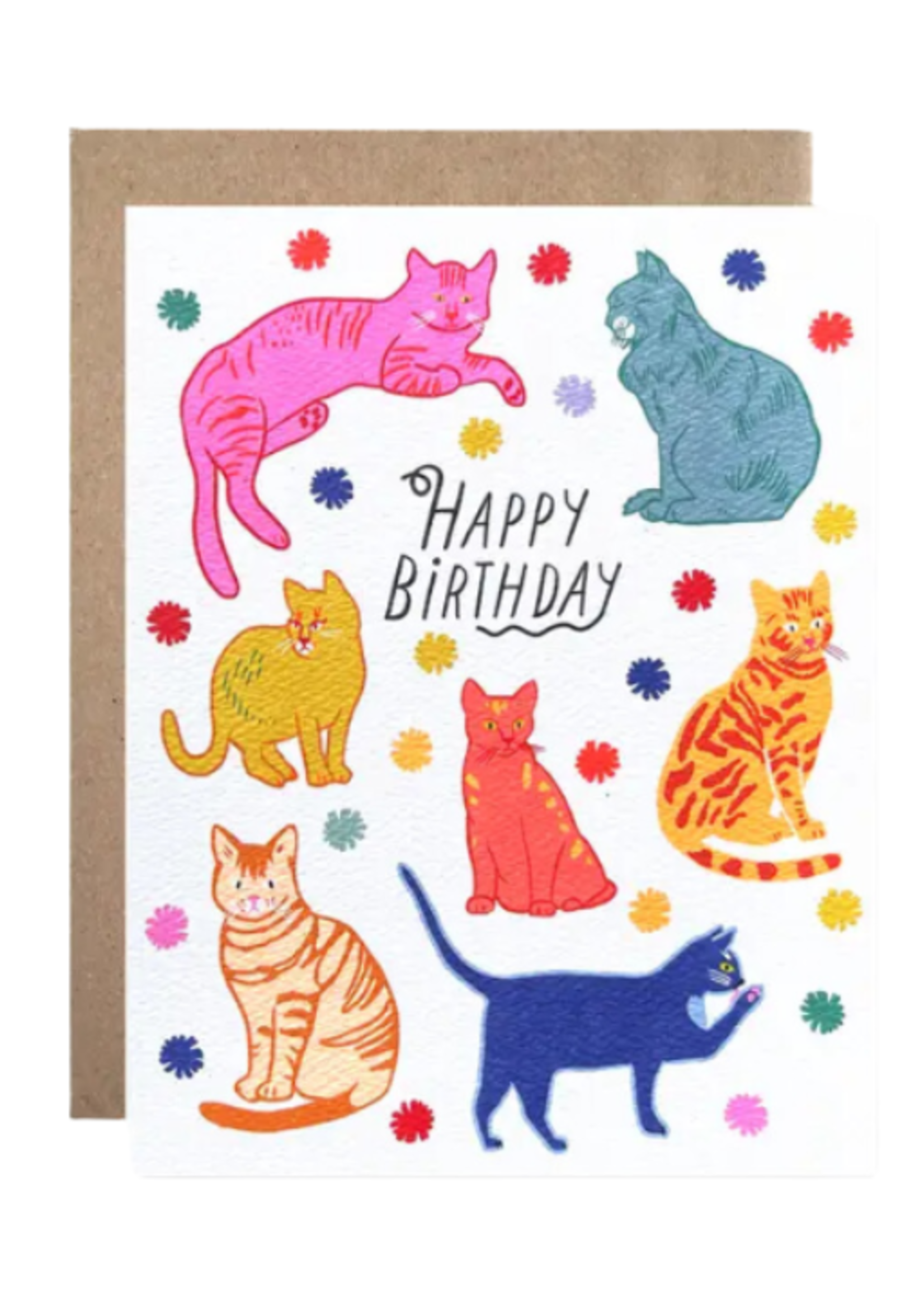 Hartland Cards Birthday Card - Birthday Cats