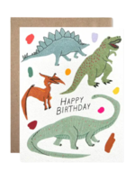 Hartland Cards Birthday Card - Glow In The Dark Dino's