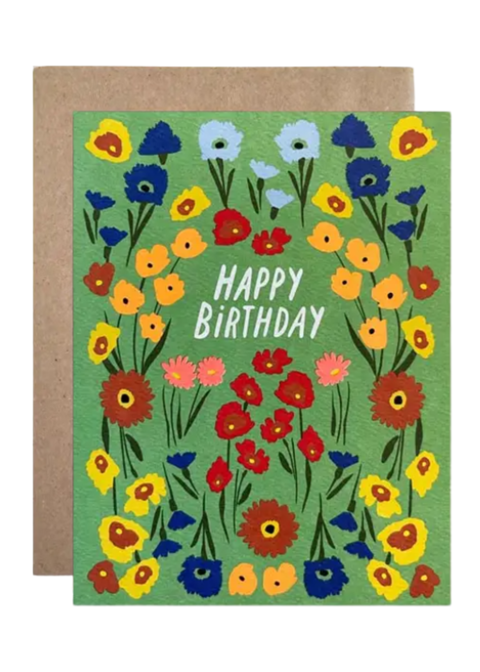 Hartland Cards Birthday Card - Green Garden