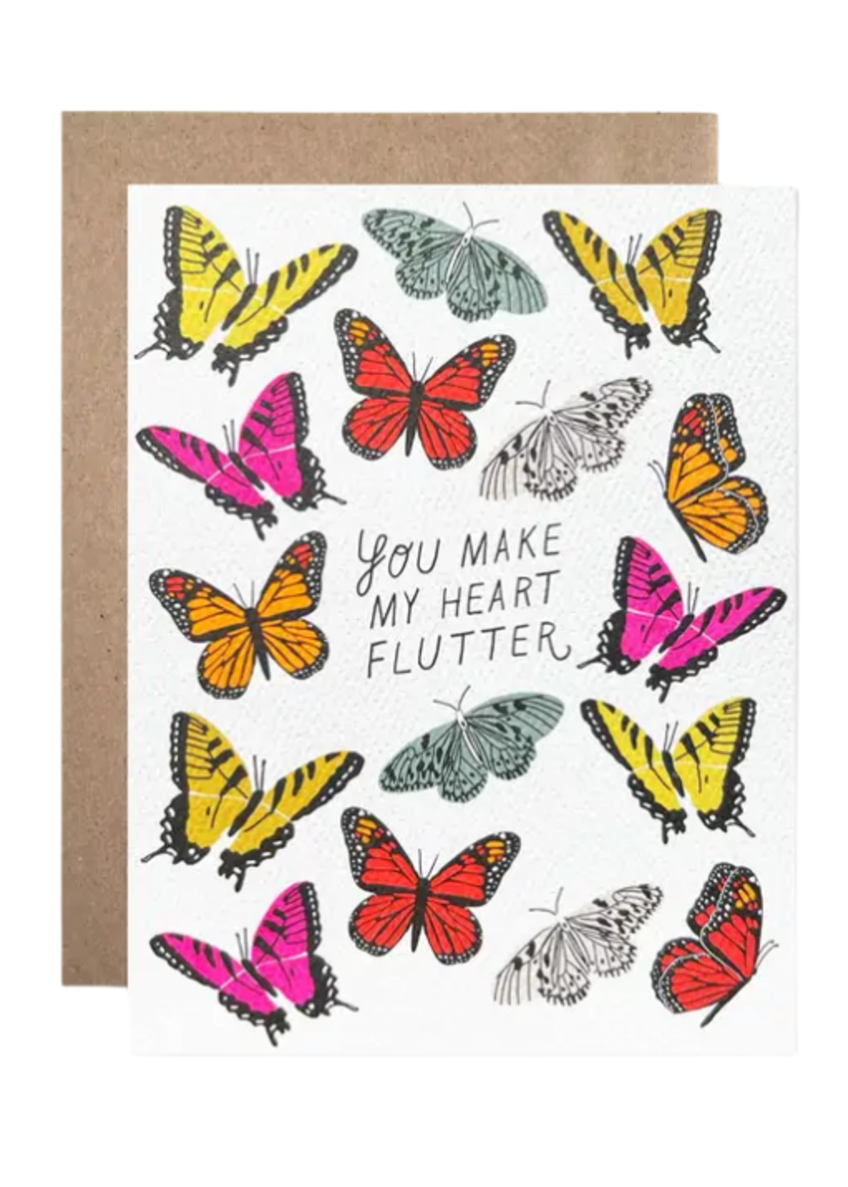 Hartland Cards Love Card - Heart Flutter
