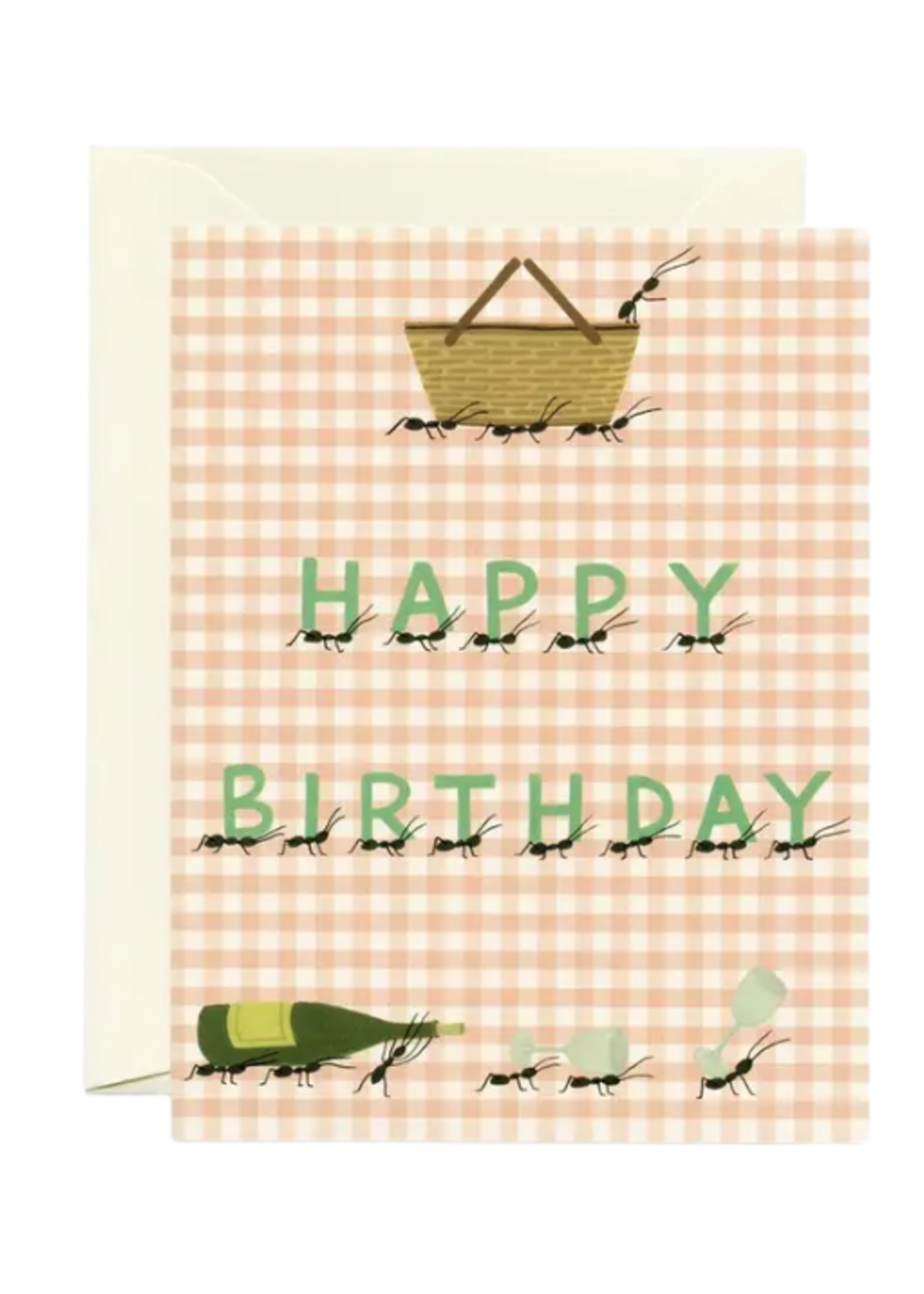 Yeppie Paper Birthday Card - Marching Ants