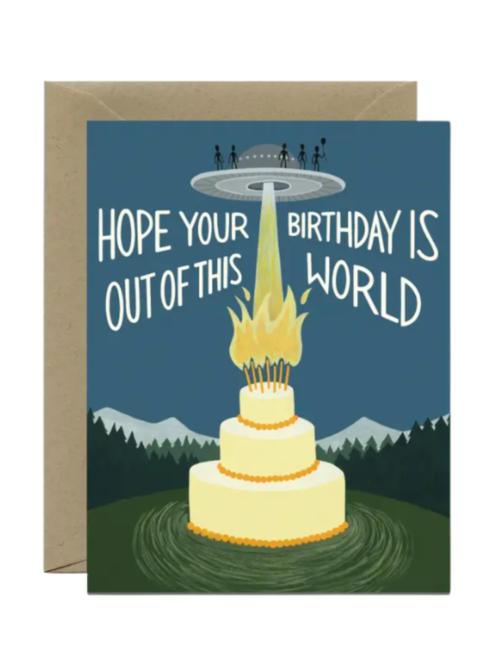 Yeppie Paper Birthday Card - Out of This World