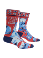 Blue Q Crazy Cat Dude Men's Socks
