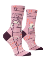 Blue Q Go Away I'm Introverting Women's Socks