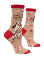 Blue Q I Hate Everyone Too Women's Socks