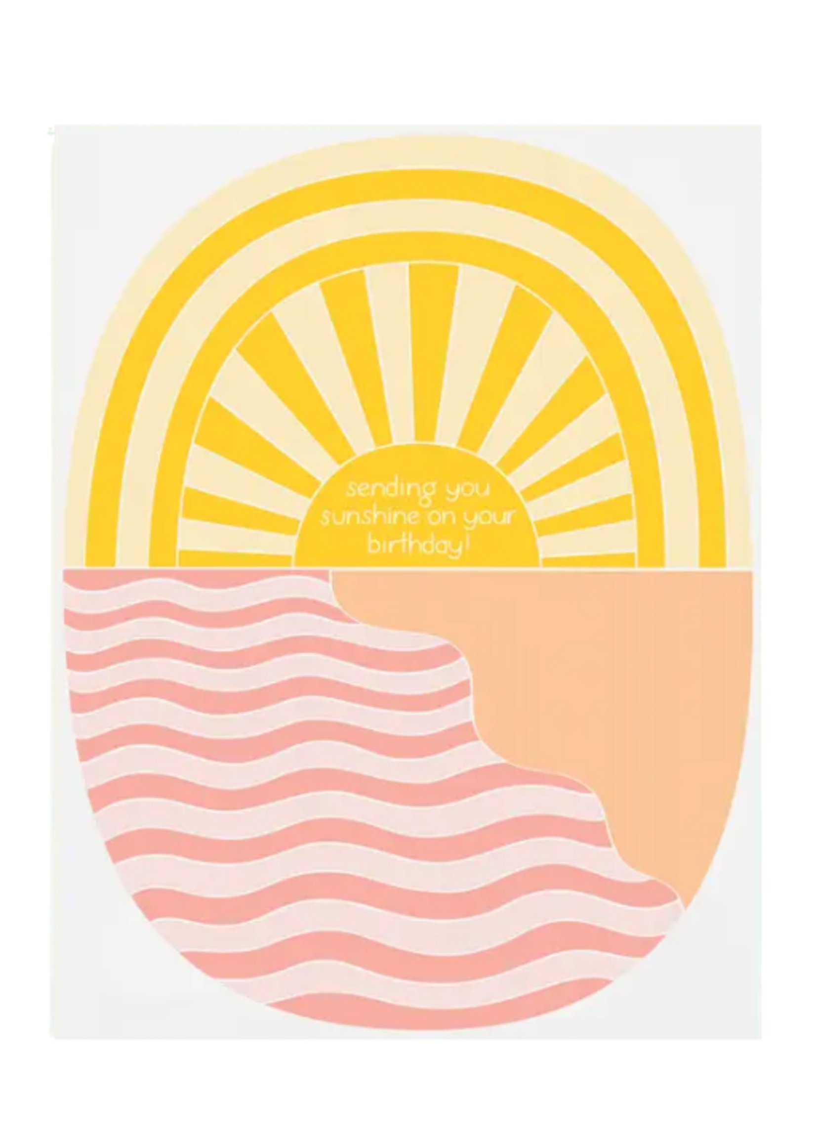 The Good Twin Birthday Card - Sending Sunshine
