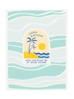 The Good Twin Birthday Card - Vacation