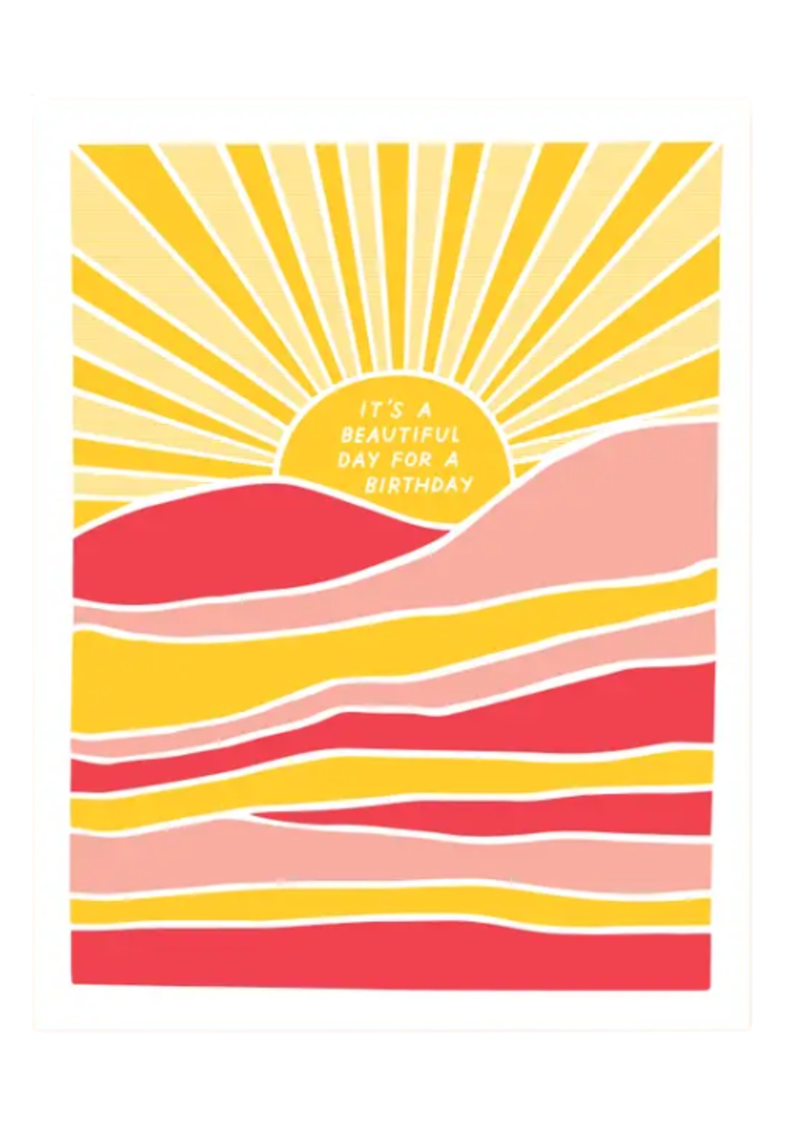 The Good Twin Birthday Card - Beautiful Day
