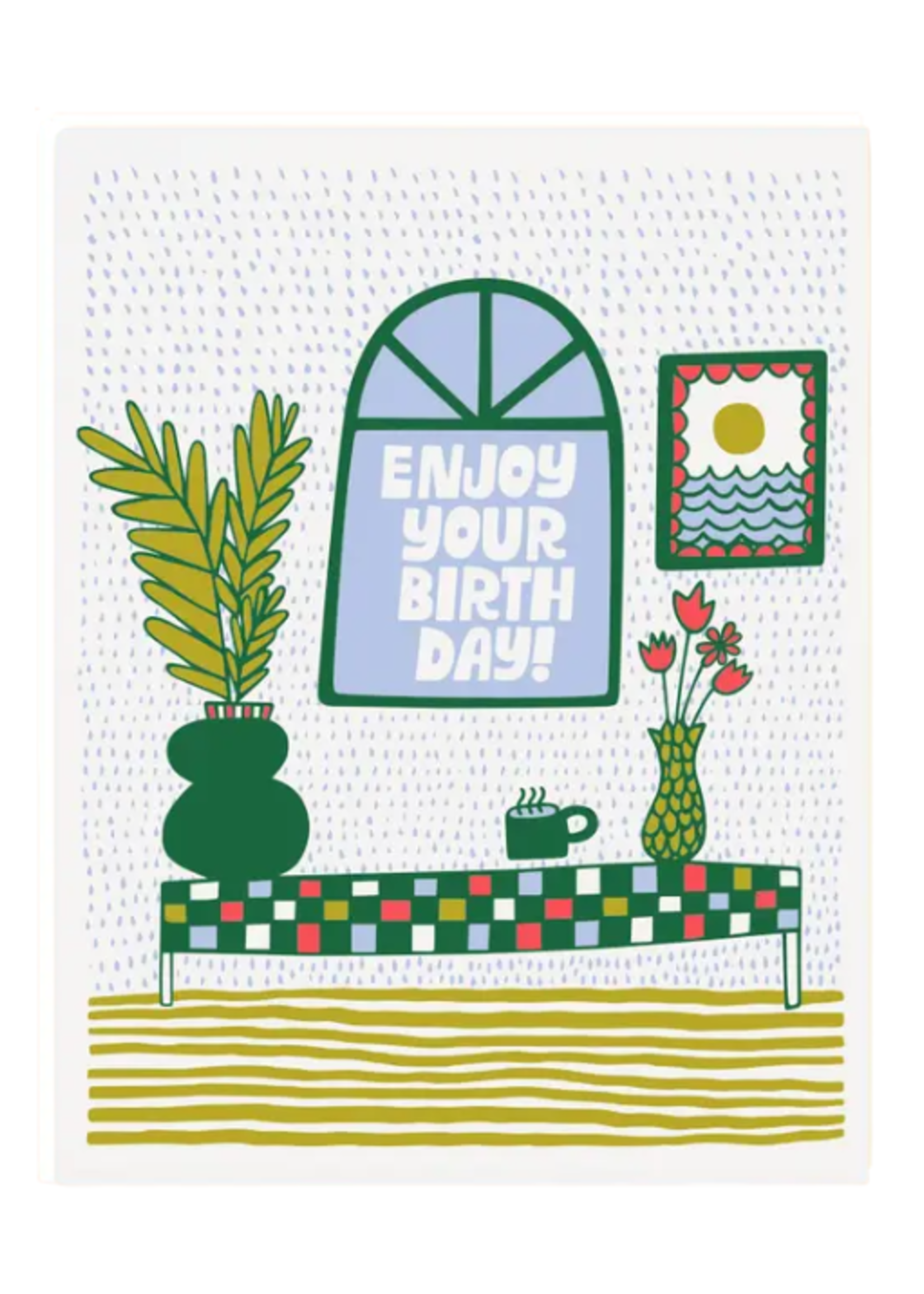 The Good Twin Birthday Card - Enjoy Birthday