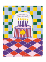 The Good Twin Birthday Card - Happy Cake