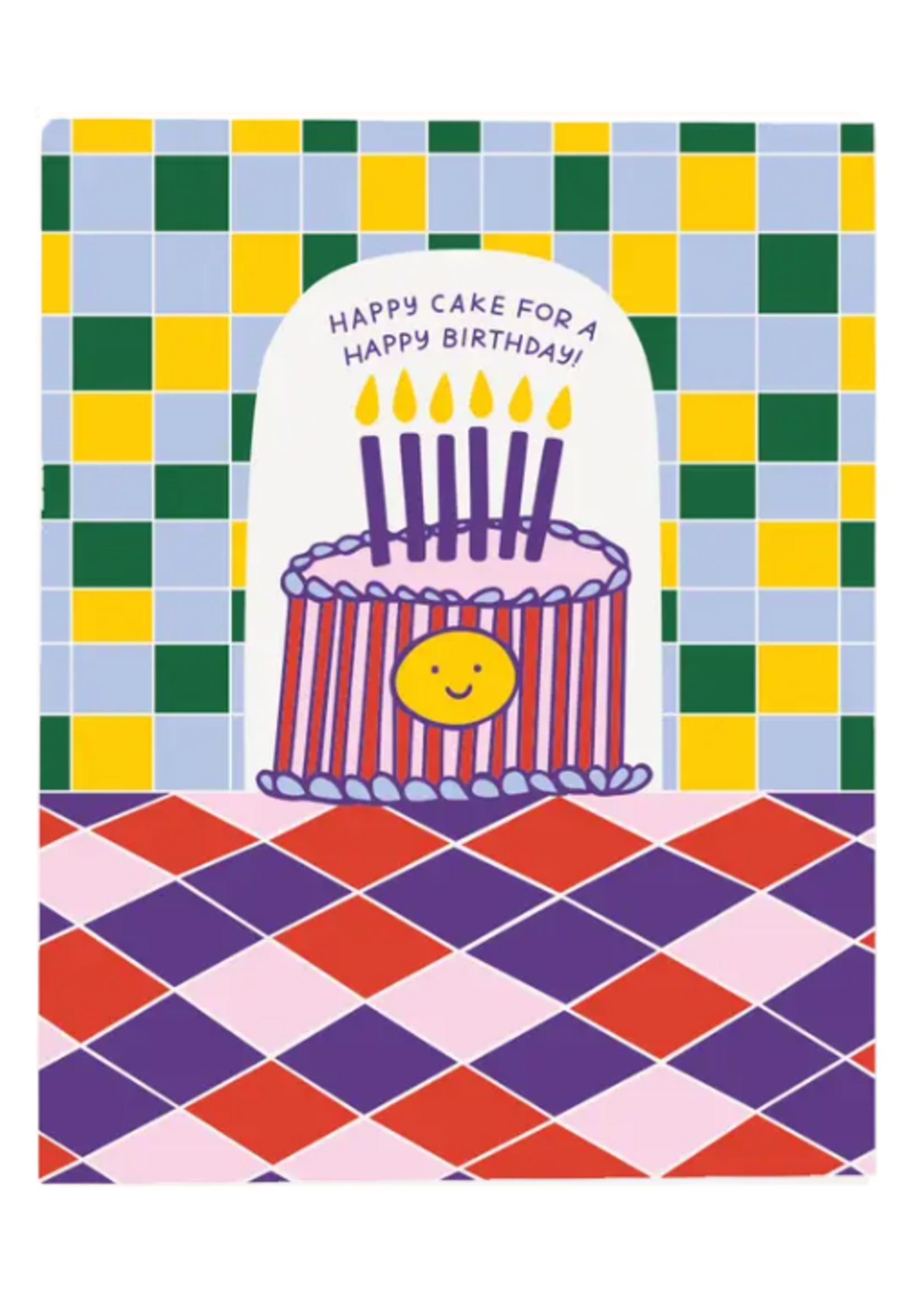 The Good Twin Birthday Card - Happy Cake