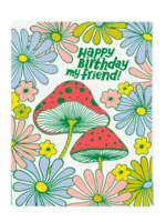 The Good Twin Birthday Card - Mushroom Friend