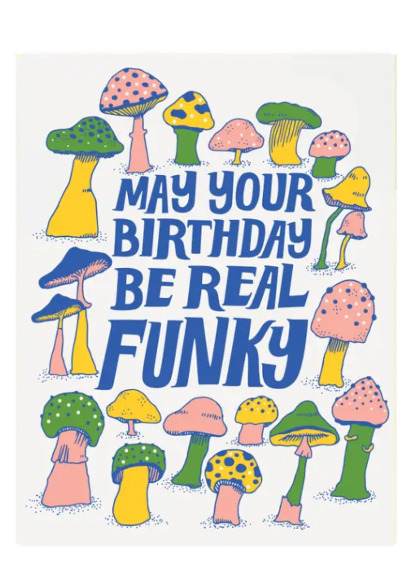 The Good Twin Birthday Card - Funky Mushrooms